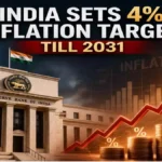 RBI building with inflation chart representing India's 4 percent inflation target policy