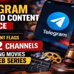 Telegram pirated content notice