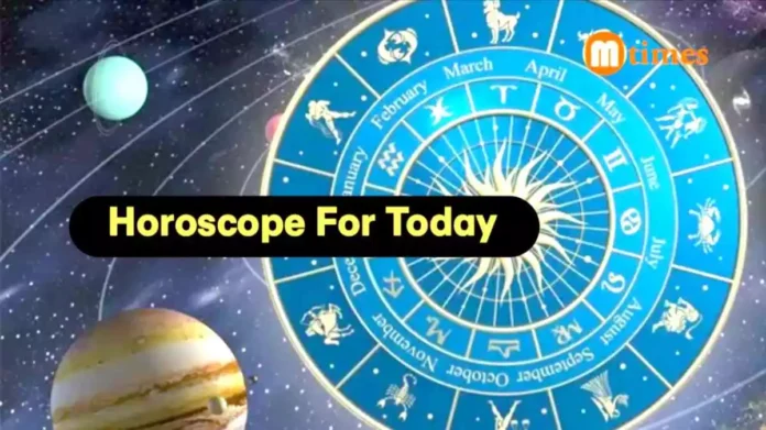 Zodiac astrology wheel showing horoscope predictions for March 10, 2026