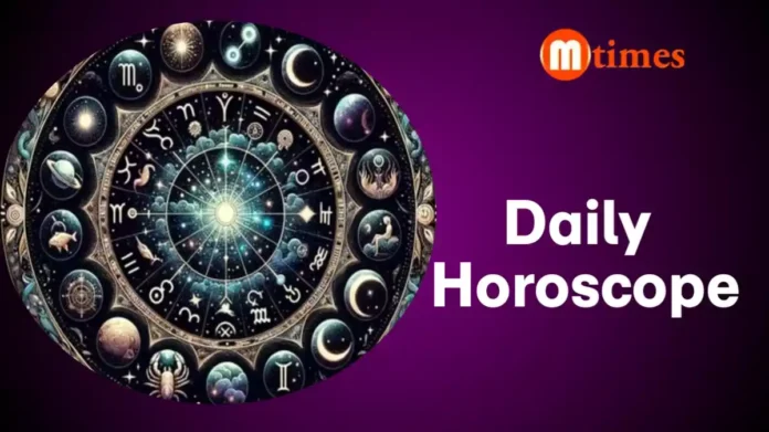 Zodiac horoscope wheel with March 31, 2026 predictions