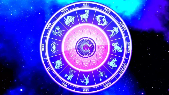 Zodiac signs wheel representing March 20, 2026 horoscope predictions