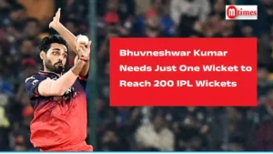 Bhuvneshwar Kumar bowling in IPL 2026 for RCB at Chinnaswamy Stadium