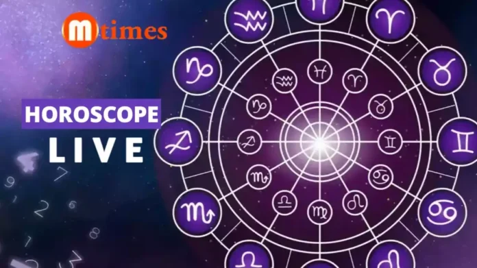 Daily horoscope zodiac signs prediction for April 22 with astrological symbols