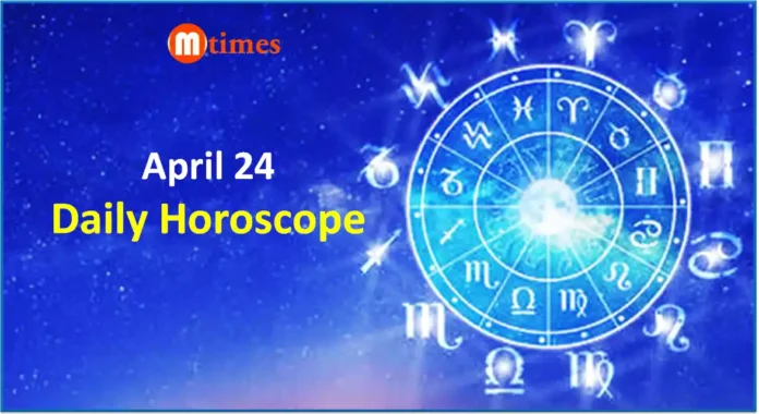 Daily zodiac horoscope predictions for April 24