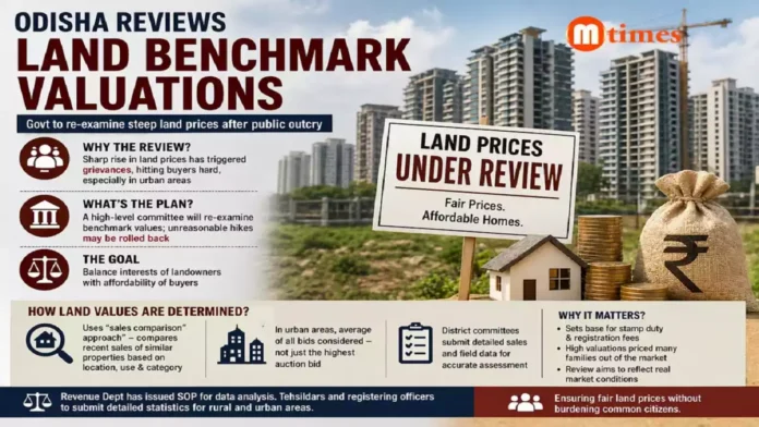 Odisha Reviews Land Benchmark Prices Amid Spike