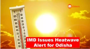 Odisha heatwave warning IMD issues yellow alert
