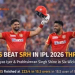 PBKS Beat SRH in IPL 2026 High Scoring Thriller