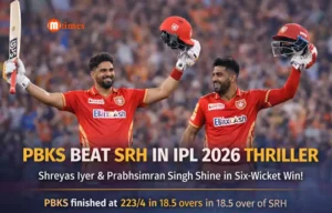 PBKS Beat SRH in IPL 2026 High Scoring Thriller