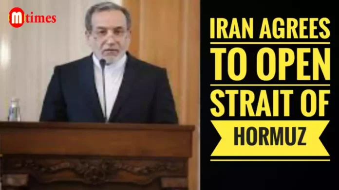 Strait of Hormuz opens for two weeks Strait of Hormuz opens for two weeks