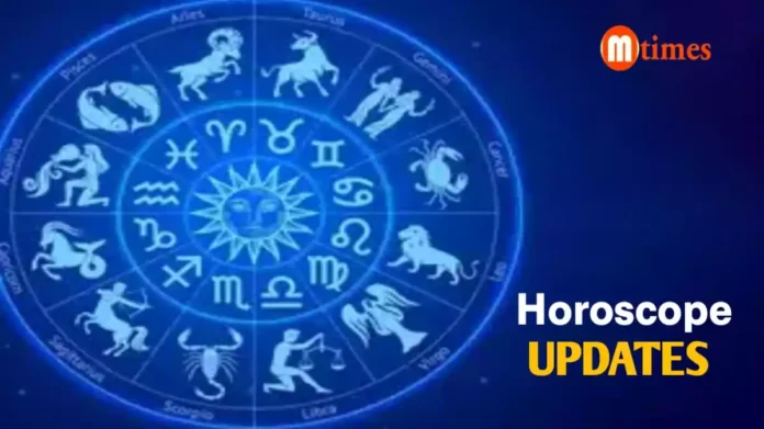 Zodiac signs horoscope prediction for April 5, 2026 with astrological symbols Zodiac signs horoscope prediction for April 5, 2026 with astrological symbols