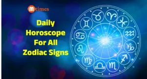 Zodiac symbols arranged in circular chart for daily horoscope April 14 2026