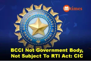 BCCI not government body not subject to RTI Act