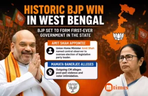 BJP historic victory in West Bengal with landslide majority over TMC