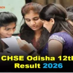 Check chse Odisha Plus Two Results 2026