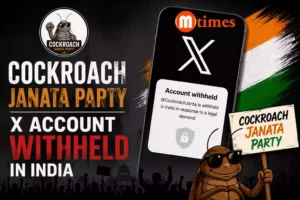 Cockroach Janata Party X Account Withheld in India