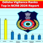 Odisha Vigilance officials reviewing anti-corruption case files after strong NCRB 2024 rankings