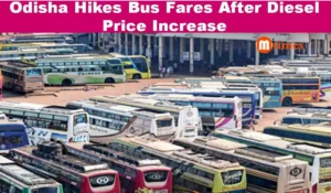Odisha state buses operating after revised fare hike announcement
