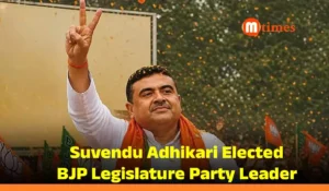 Suvendu Adhikari elected BJP legislature party leader in West Bengal