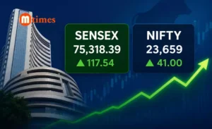 Traders monitoring Sensex and Nifty charts during a late-session market recovery led by Reliance Industries