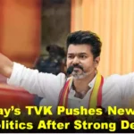 Vijay TVK leaders celebrate leadership win and outline new political visio