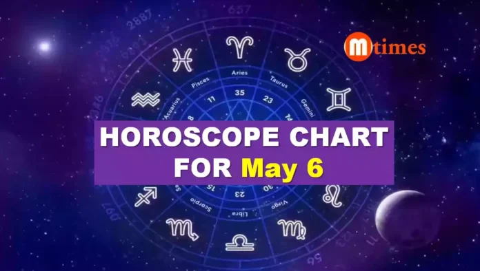 Zodiac signs daily horoscope chart for May 6