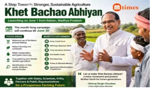 hivraj Singh Chouhan addressing farmers ahead of Khet Bachao Abhiyan launch.