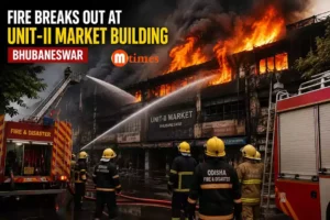 Bhubaneswar Unit-II Market Fire Guts 10 Shops