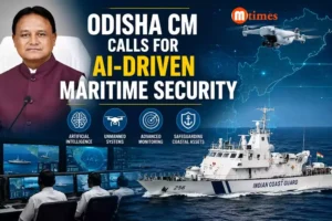 Odisha Chief Minister Mohan Charan Majhi addressing the Maritime Security Group meeting