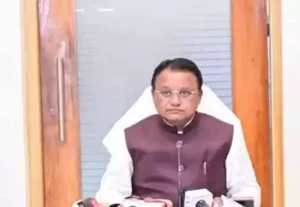Odisha Chief Minister Mohan Charan Majhi departing for New Delhi to attend NDA and NITI Aayog meetings.