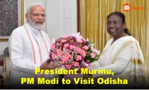 President Droupadi Murmu and Prime Minister Narendra Modi during an official event