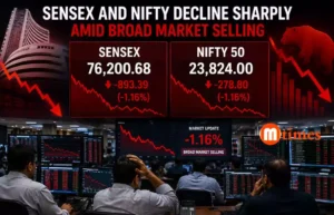 Sensex Falls 893 Points as Market Rally Ends