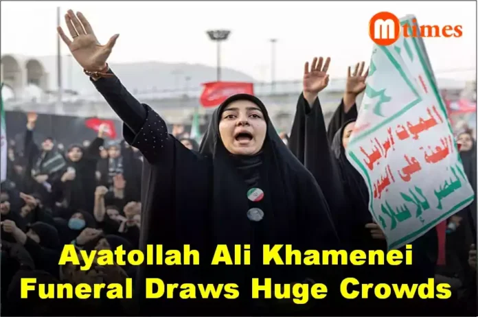 Ayatollah Ali Khamenei Funeral Draws Huge Crowds