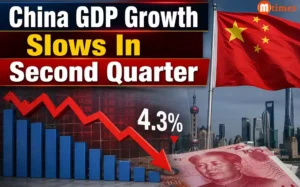 China GDP Growth Slows to 4.3% in Second Quarter