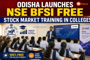 College students attending a financial literacy training session under the NSE BFSI Skill Programme in Odisha.