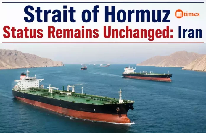 Commercial oil tankers transiting the Strait of Hormuz amid heightened regional security and diplomatic discussions.