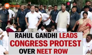 Congress Holds Protest Near PM Residence Over NEET Controversy