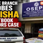 Crime Branch officials visit the OSEPA office in Bhubaneswar to investigate errors in Odisha school textbooks.