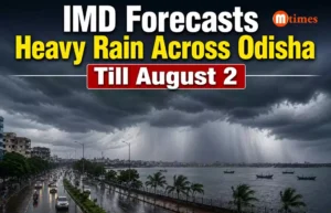 IMD Forecasts Heavy Rain Across Odisha Till August 2