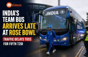 India vs England 5th T20I Toss Delayed After Team Bus Hits Traffic