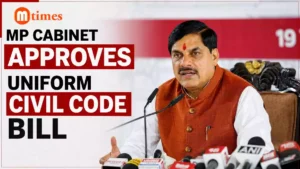 Madhya Pradesh Chief Minister Mohan Yadav addressing the media after the Cabinet approved the Uniform Civil Code Bill.