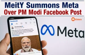 MeitY Summons Meta Over PM Modi Facebook Post