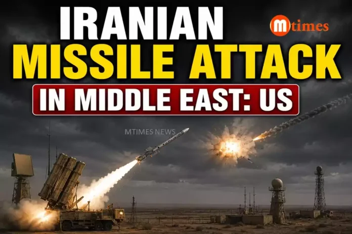 Missile defence systems intercept projectiles in the Middle East amid escalating tensions between Iran and the United States.