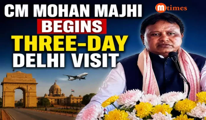 Odisha Chief Minister Mohan Charan Majhi departing for New Delhi on an official three-day visit. Odisha Chief Minister Mohan Charan Majhi departing for New Delhi on an official three-day visit.