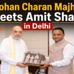 Odisha Chief Minister Mohan Charan Majhi meeting Union Home Minister Amit Shah in New Delhi.