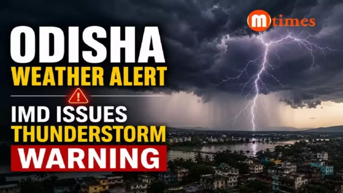 Odisha Weather Alert IMD Issues Thunderstorm Warning Odisha Weather Alert IMD Issues Thunderstorm Warning