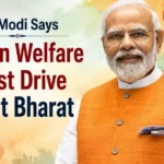 Prime Minister Narendra Modi chairs a high-level meeting with secretaries at Lok Kalyan Marg to review progress on the Viksit Bharat mission.