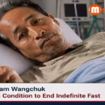 Sonam Wangchuk says he will end his hunger strike only after the Centre guarantees no legal action against students and protest participants.