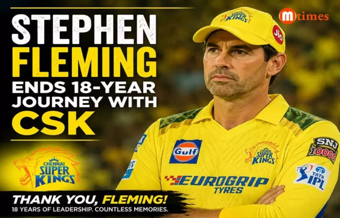 Stephen Fleming Ends 18-Year Journey with CSK
