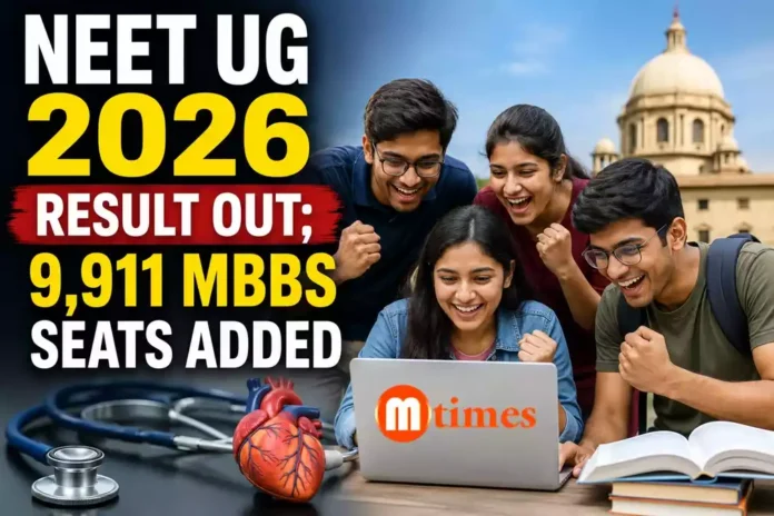 Students checking the NEET UG 2026 Result after NTA announced scores alongside the expansion of MBBS seats across India. Students checking the NEET UG 2026 Result after NTA announced scores alongside the expansion of MBBS seats across India.