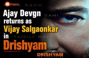 Ajay Devgn as Vijay Salgaonkar in Drishyam